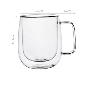 Heat-Resistant Borosilicate Glass Mug