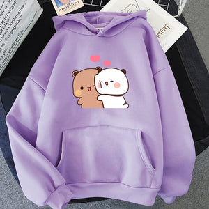 Cartoon Panda Bear Bubu and Dudu Hoodie