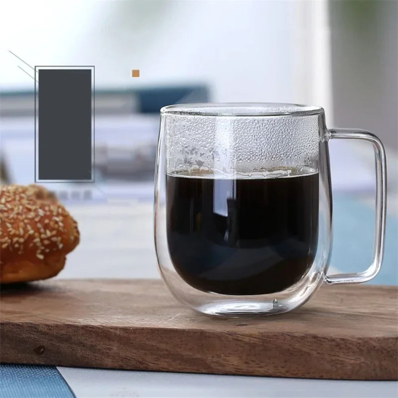 Heat-Resistant Borosilicate Glass Mug