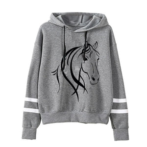 Cool Horse Graphic Sweatshirt