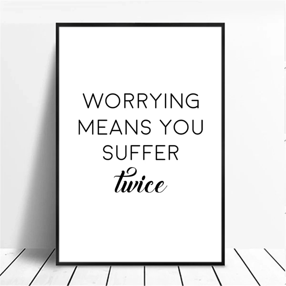 Positive Energy Phrases Motivational Canvas Poster