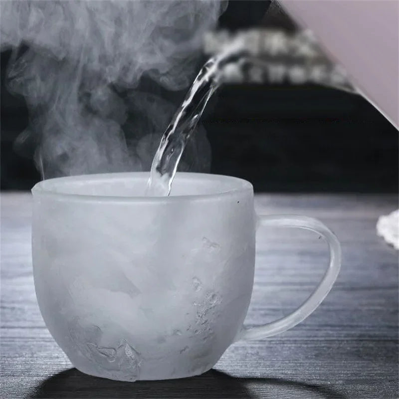 Heat-Resistant Borosilicate Glass Mug