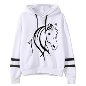 Cool Horse Graphic Sweatshirt