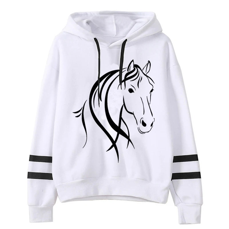 Cool Horse Graphic Sweatshirt