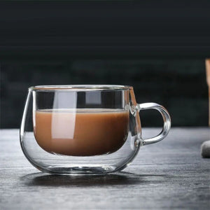 Heat-Resistant Borosilicate Glass Mug