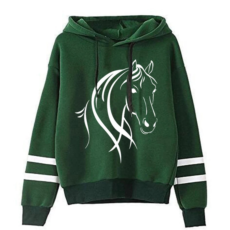 Cool Horse Graphic Sweatshirt