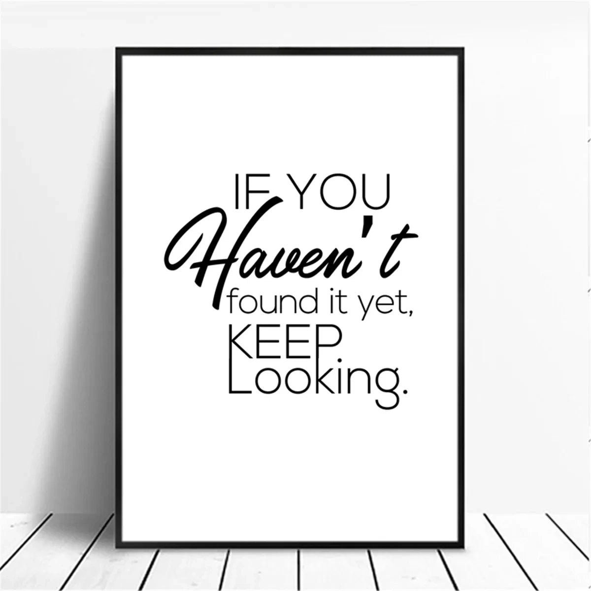 Positive Energy Phrases Motivational Canvas Poster