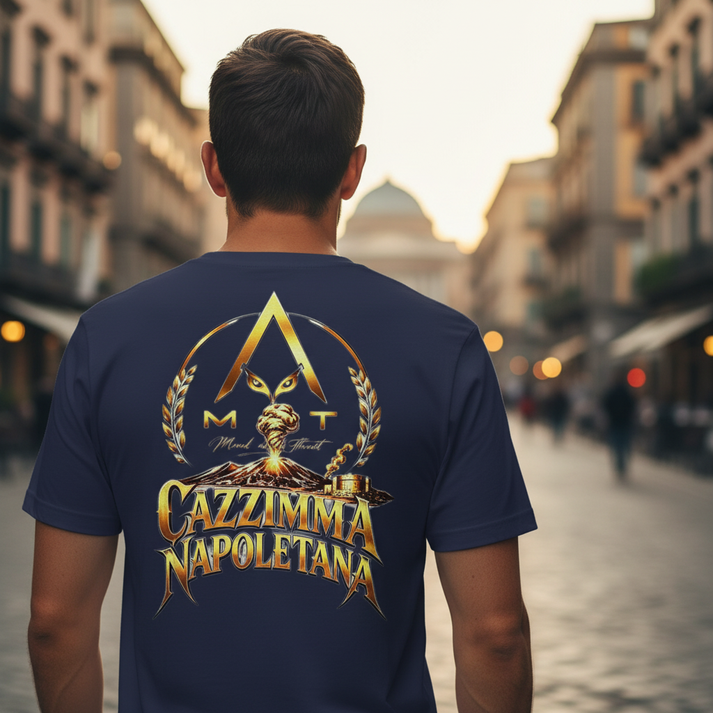 Cazzimma Napoletana - Navy Retro